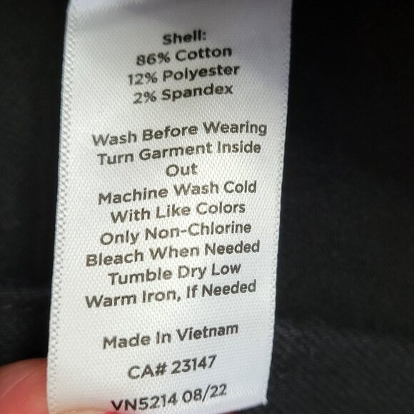 Talbots Slim Ankle Black Jeans 5 Pocket Women's Size 6 - Picture 11 of 12